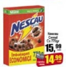 Higa's Supermercado Nescau Cereal cx 770g oferta