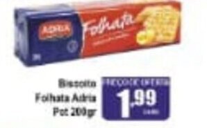 Higa's Supermercado Biscoito Folhata Adria pct 200g oferta