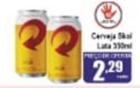 Higa's Supermercado Cerveja Skol lata 350ml oferta