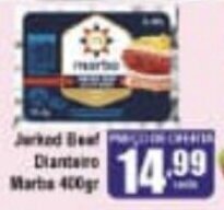 Higa's Supermercado Jerked Beef Dianteiro Marba 400g oferta