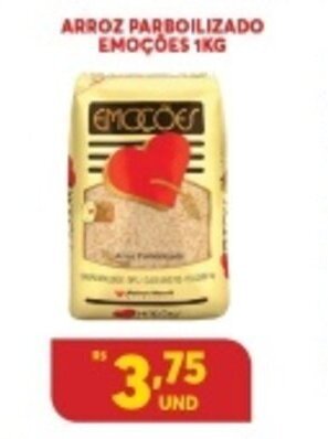 Atacadão Centro Sul Arroz Parbolizado emocoes 1kg oferta