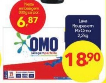 Lava roupas em po Omo 2.2kg