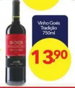 Lopes Supermercados Vinho Goes Tradicao 750ml oferta