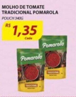 Molho de Tomate Tradicional Pomarola 340g