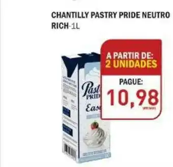 Decisão Atacarejo Chantilly Pastry Pride Neutro Rich oferta