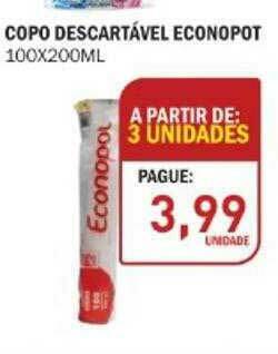 Decisão Atacarejo Copo Descartável Econopot oferta