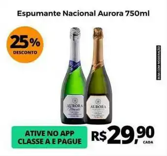 Delta Supermercados Espumante Nacional Aurora 25% Desconto oferta