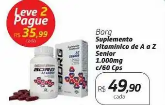 Drogal Borg Suplemento Vitaminico De A A Z Senior oferta