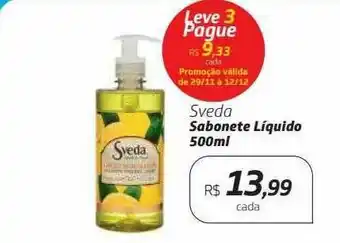 Drogal Sveda Sabonete Líquido 500 Ml oferta