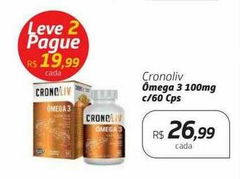 Drogal Cronoliv ômega 3 oferta