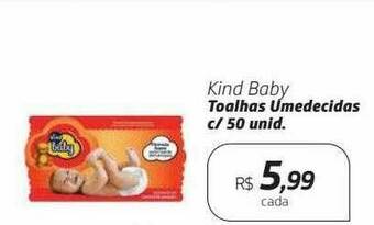Drogal Kind Baby Toalhas Umedecidas oferta