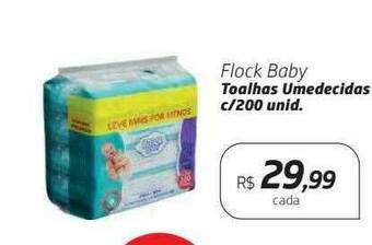 Drogal Flock Baby Toalhas Umedecidas oferta