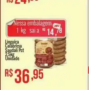 Mart Minas Linguiça Calabresa Suadali oferta