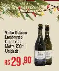 Mart Minas Vinho Italiano Lambusco Cantine Di Motta oferta
