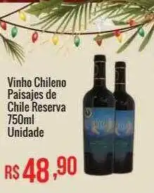 Mart Minas Vinho Chileno Paisajes De Chile Reserva oferta