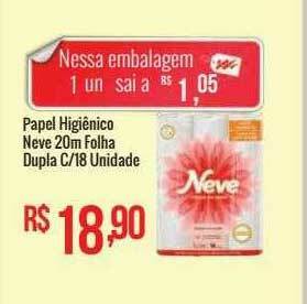 Mart Minas Papel Higiênico Neve 20m Folha Dupla oferta