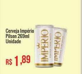 Mart Minas Cerveja Império Pilsen oferta