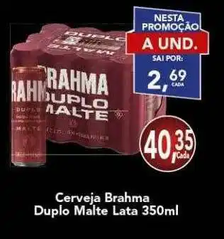Supermercados Campeão Cerveja Brahma Duplo Malte oferta