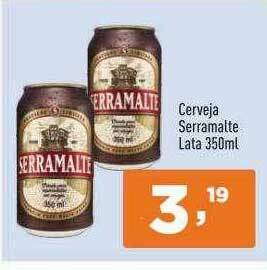Supermercados Pague Menos Cerveja Serramalte oferta