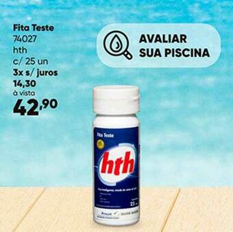 Fita Teste Hth