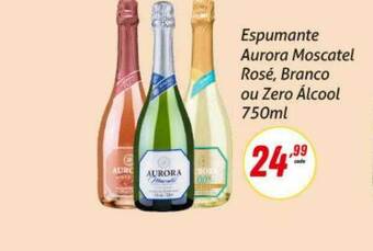 Espumante Aurora Moscatel Rosé Branco Ou Zero Alcool