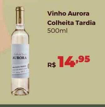 Villarreal Supermercados Vinho Aurora Colheita Tardia oferta