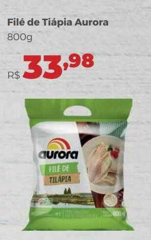 Villarreal Supermercados Filé De Tilápia Aurora oferta