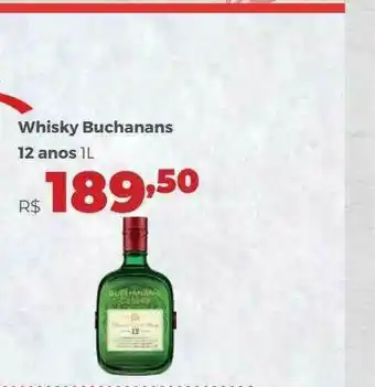 Whisky Buchanans 12 Anos