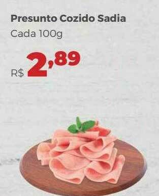 Villarreal Supermercados Presunto Cozido Sadia oferta