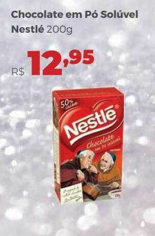 Villarreal Supermercados Chocolate Em Pó Solúvel Nestlé oferta