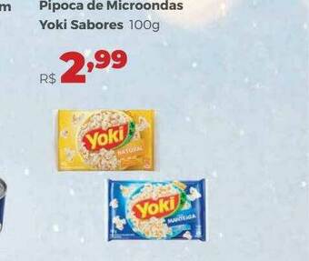 Villarreal Supermercados Pipoca De Microondas Yoki Sabores oferta
