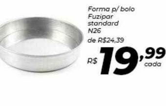 Supermercados Baklizi Forma P Bolo Fuzipar Standard N26 oferta