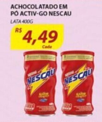 Assaí Atacadista Achocolatado em po Activ Go Nescau oferta