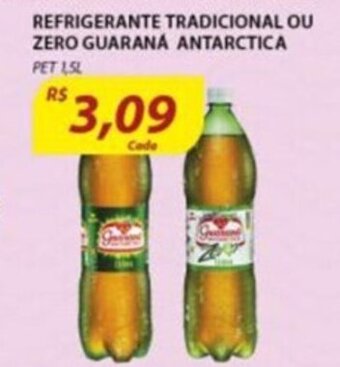 Assaí Atacadista Refrigerante Tradicional ou Zero Guarana Antarctica 1.5L oferta