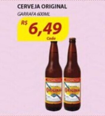 Cerveja Original (600 ml)