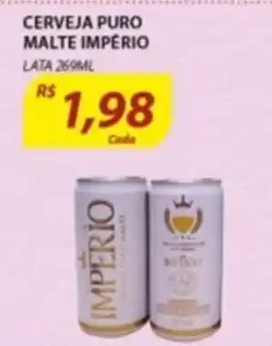 Assaí Atacadista Cerveja puro Malte Imperio 269ml oferta