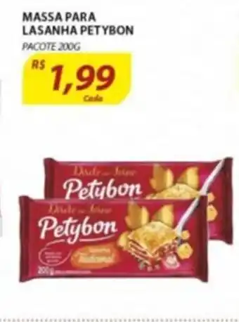 Assaí Atacadista Massa Para Lasanha Petybon 200g oferta