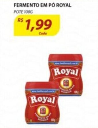 Assaí Atacadista Fermento em po Royal 100g oferta