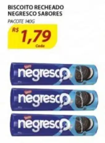 Assaí Atacadista Biscoito Recheado Negresco Sabores 140g oferta