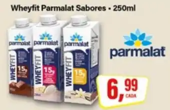 Rede Supermarket Wheyfit Parmalat Sabores oferta