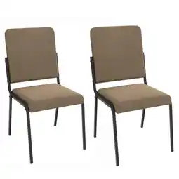 Benoit Conjunto 2 Cadeiras Kappesberg 2C129PRF-A059 Metal Estofada 88x46,5x54,5cm oferta