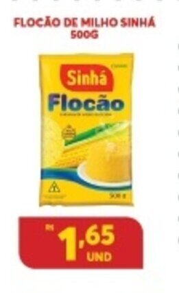 Atacadão Centro Sul Flocao De Milho Sinha 500g oferta