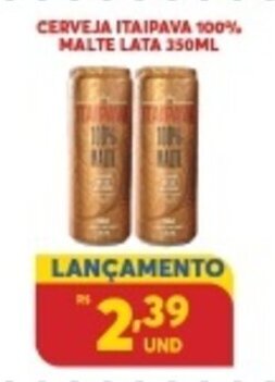 Atacadão Centro Sul Cerveja Itaipava 100% Malte lata 350ml oferta