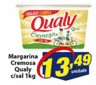 Vencedor Atacadista Margarina Cremosa Qualy c/ sal 1kg oferta