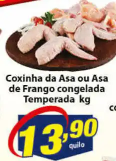Vencedor Atacadista Coxinha da Asa ou Asa de Frango congelada temperada 1kg oferta