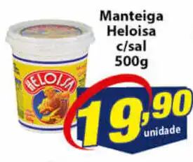 Vencedor Atacadista Manteiga Heloisa c/ sal 500g oferta