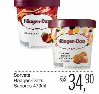 Sorvet Häagen-dazs Sabores