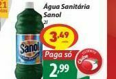Água sanitária sanol