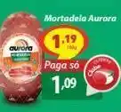 D'avó Supermercado Mortadela aurora 1.09 oferta