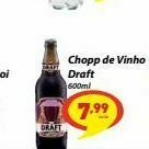 Chop de vinhos draft